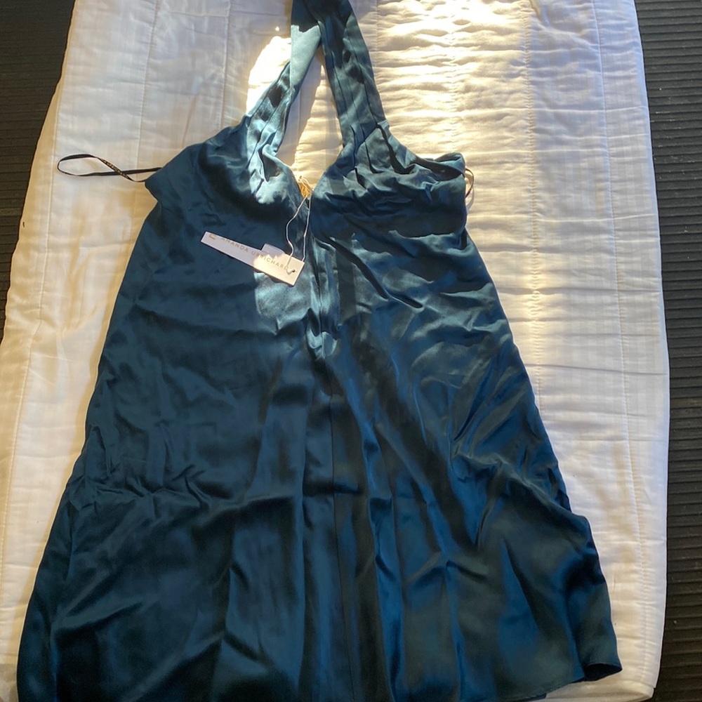 NWT Amanda Uprichard Roberta halter dress size small